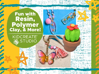 Fun with Resin, Polymer Clay, & More! (5-12 years) 