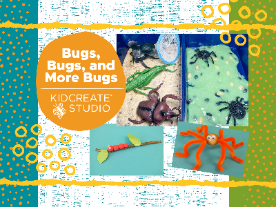 Kidcreate Studio - Fayetteville. Toddler & Preschool Playgroup- Bug, Bugs, and More Bugs (18 Months-5 Years)