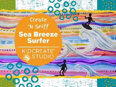 Kidcreate Studio - Newport News. Create N Sniff - Sea Breeze Surfer Workshop (4-9 Years)